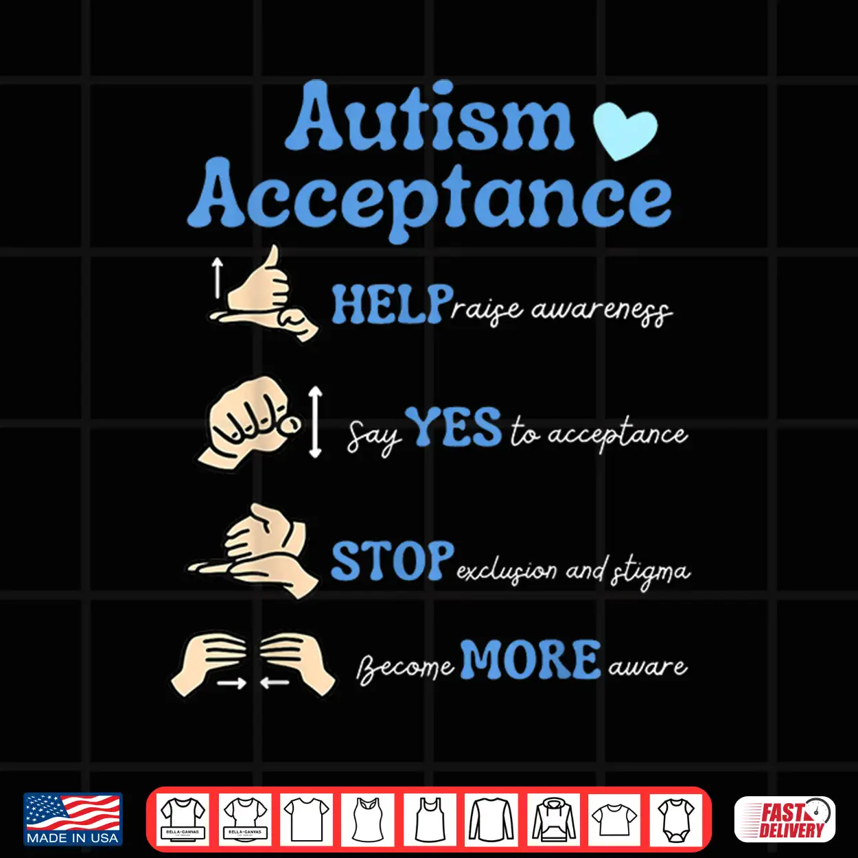 Acceptance Hand Autism Awareness Neurodiversity Sped Teacher Shirt Acceptance Hand Autism Awareness Neurodiversity Sped Teacher Shirt