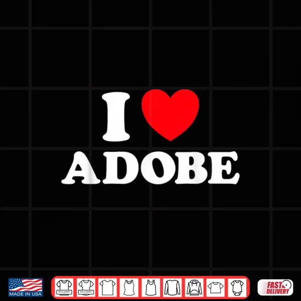 Design Adobe Heart Funny Southwest NM Earth Natural Build House Fan Shirt