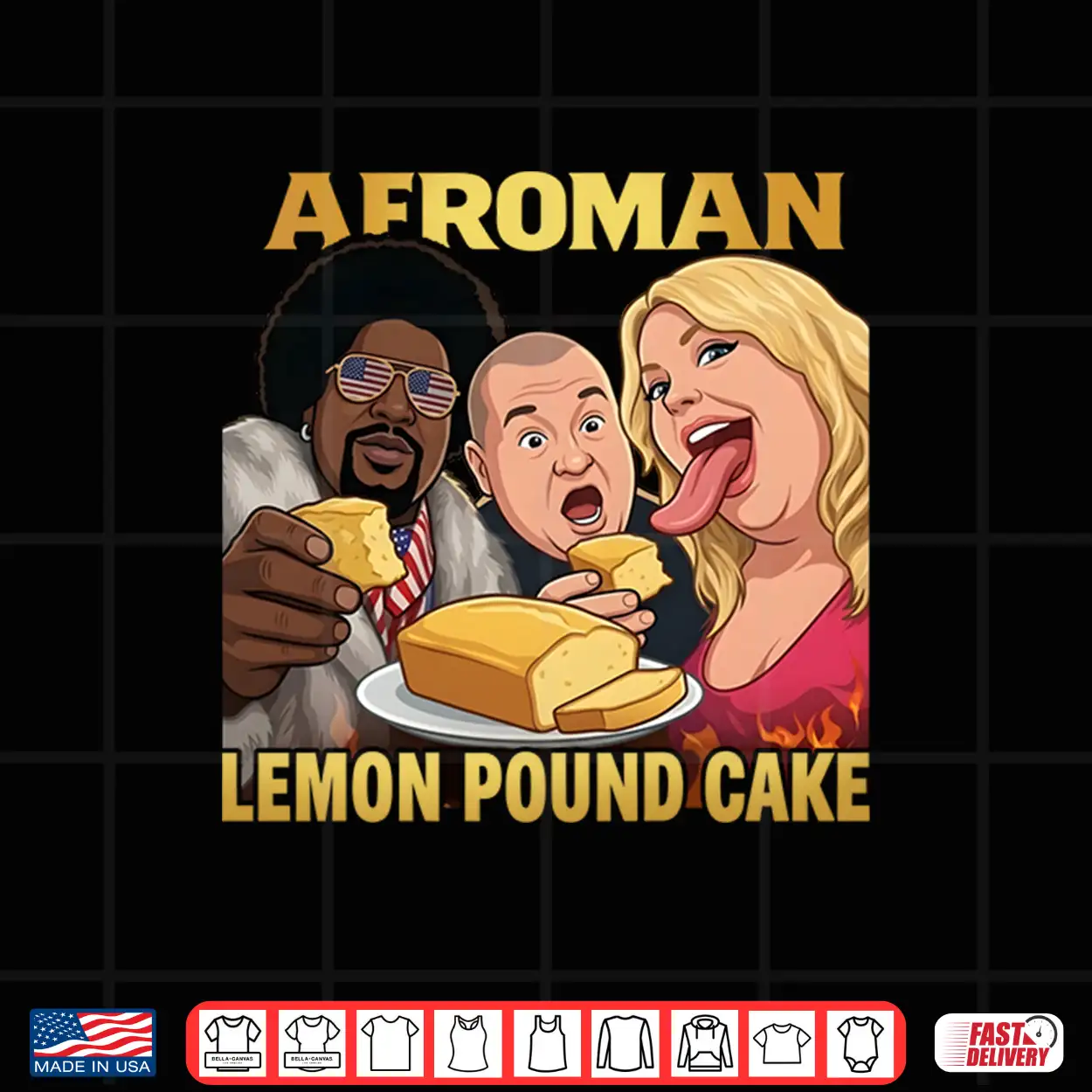 Afroman Lemon Pound Cake Funny Shirt Afroman Lemon Pound Cake Funny Shirt
