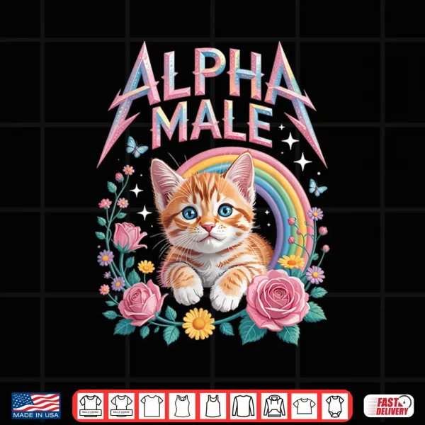 Design Alpha Male Cat Lover Shirt