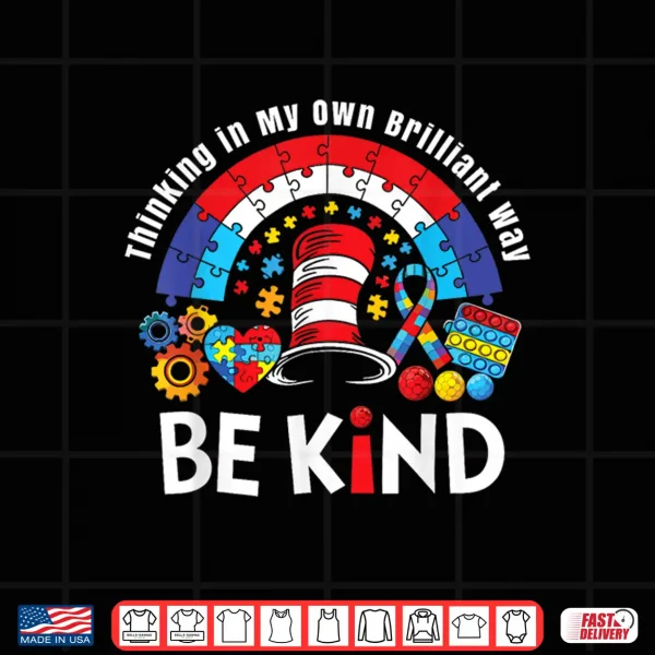 Design Autism Awareness Teacher Be Kind Why Fit in Doctor Cat Hat Shirt