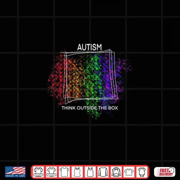 Design Autism Think Outside the Box Premium Tri Blend Shirt