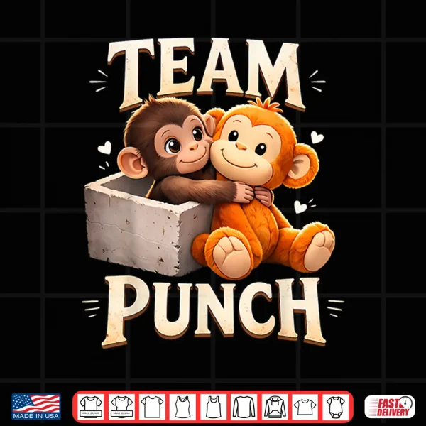 Design Baby Monkey Punch Team Punch Love Punch Shirt