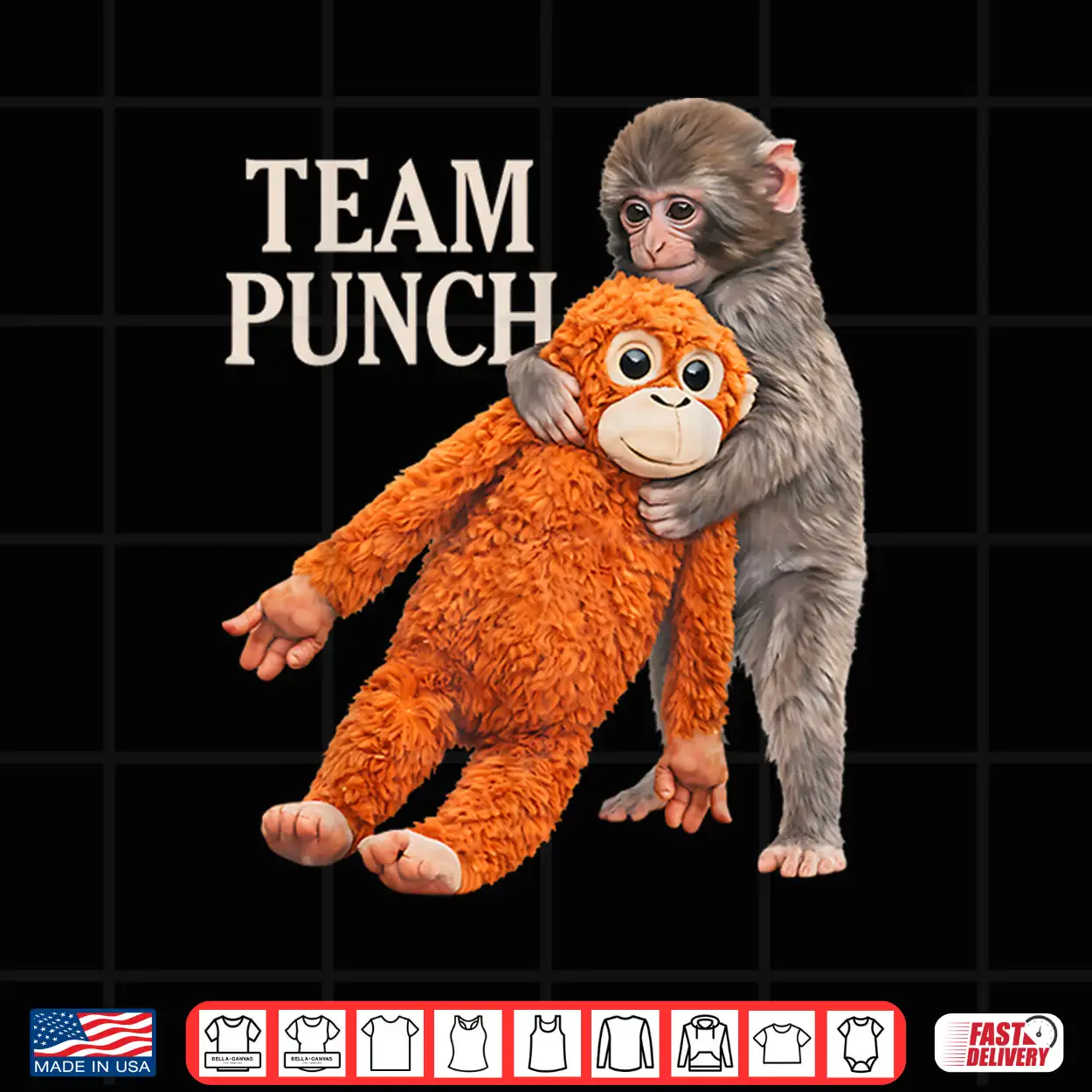 Baby Monkey Punch Team Punch Shirt Baby Monkey Punch Team Punch Shirt