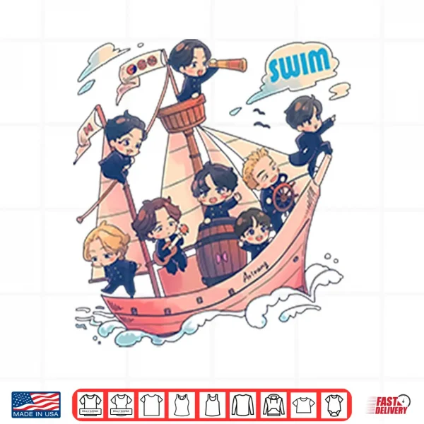 Design Bangtan Arirang Swim Track Shirt