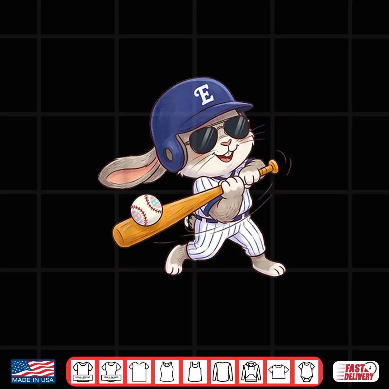 Baseball Easter Eggs Bunny Boys Kids Easter Bunny Easter Shirt Baseball Easter Eggs Bunny Boys Kids Easter Bunny Easter Shirt