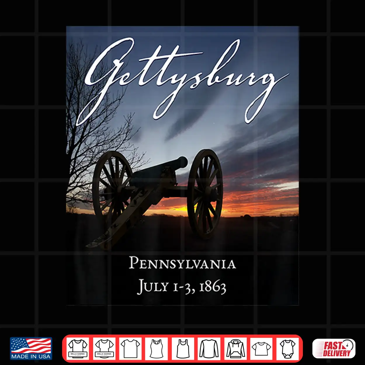 Battle Of Gettysburg Civil War Professional Graphic Shirt Battle Of Gettysburg Civil War Professional Graphic Shirt