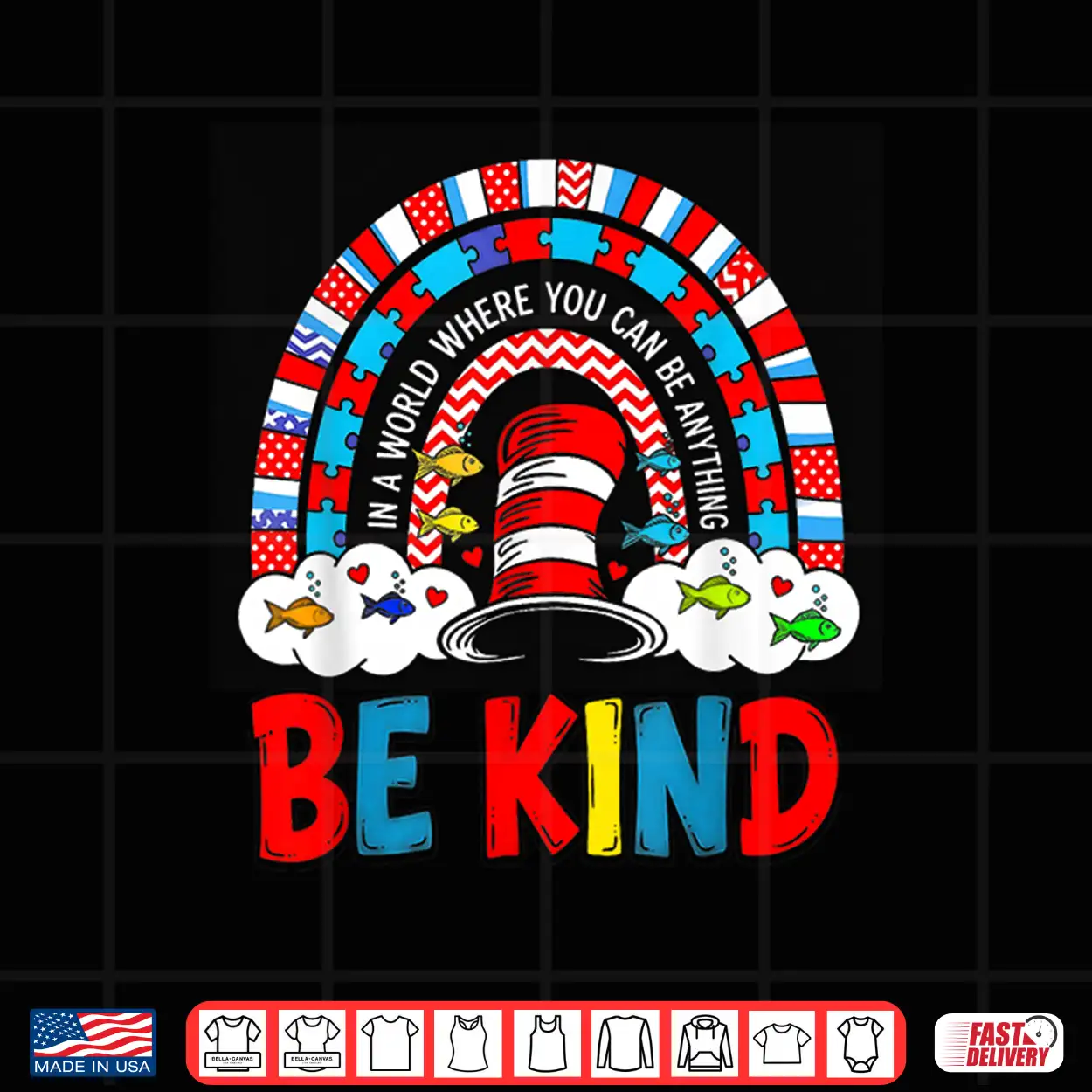 Be Kind Why Fit In Autism Awareness Doctor Teacher Cat Hat Shirt Be Kind Why Fit In Autism Awareness Doctor Teacher Cat Hat Shirt