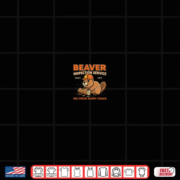 Design Beaver Funny Adult Humor Pun Innuendo Joke Gag 2 Sided Shirt