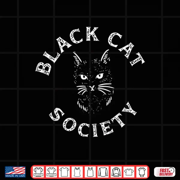 Black Cat Society Misunderstood Cat Awareness Shirt 4 Design Black Cat Society Misunderstood Cat Awareness Shirt
