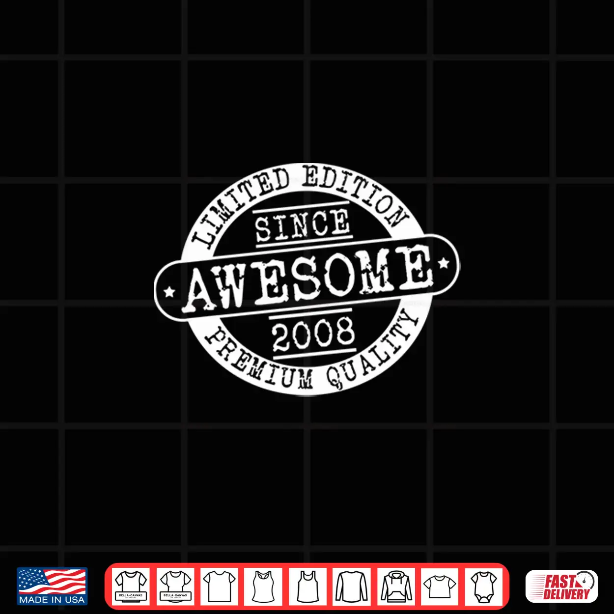 Born In Two Thousand Eight Basic Awesome Since Two Thousand Eight Shirt Born In Two Thousand Eight Basic Awesome Since Two Thousand Eight Shirt