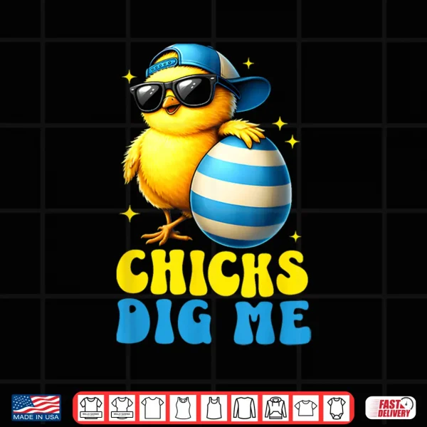 Design Chicks Dig Me Easter Toddler Kid Boys Happy Easter Shirt