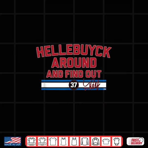 Design Connor Hellebuyck Around and Find Out Winnipeg Hockey Shirt