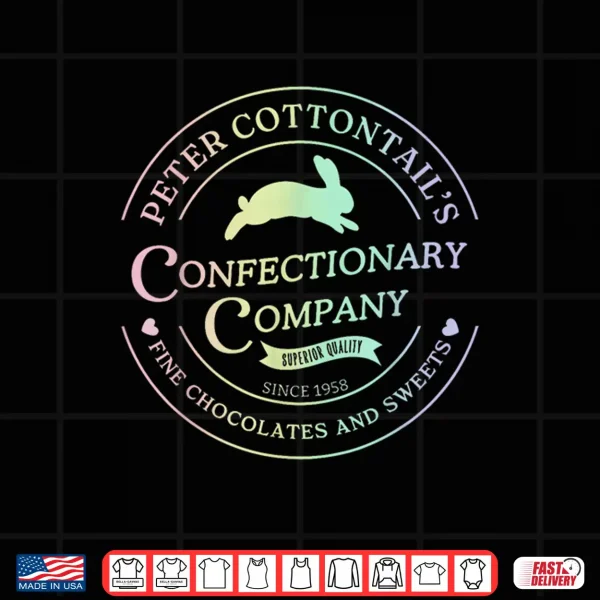 Design Cottontail Candy Company Fine Chocolate Jellybeans Shirt