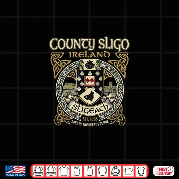 Design County Sligo Ireland Irish Heritage Shirt