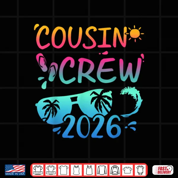 Design Cousin Crew 2026 Summer Shirt