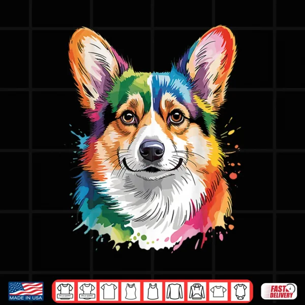 Design Cute Corgi Art for Men Women Kid Welsh Corgi Dog Corgi Lover Shirt