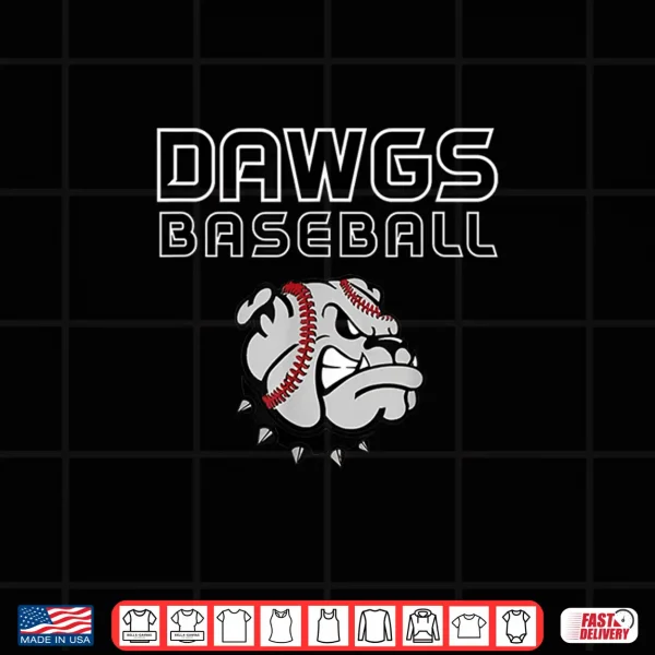 Design Dawgs Baseball Black Shirt