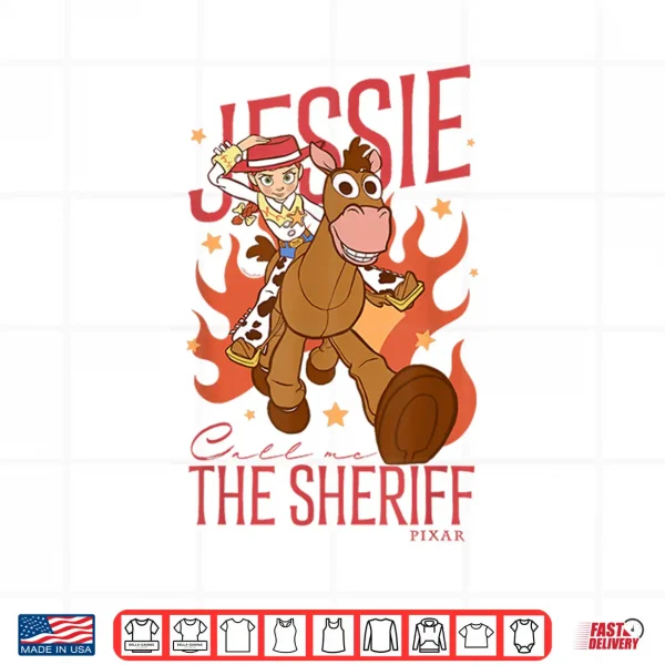 Design Disney Pixar Toy Story Jessie Bullseye Call Me The Sheriff Shirt