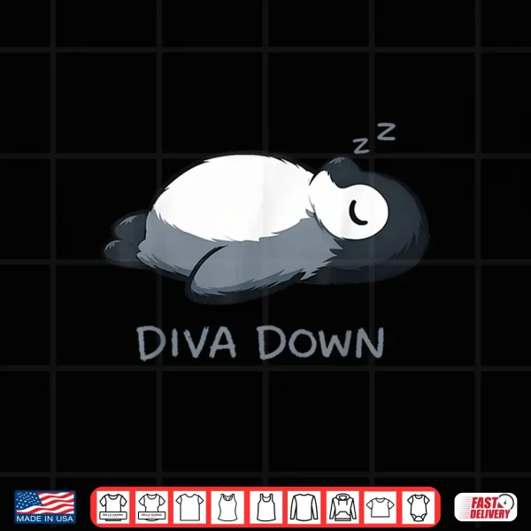 Diva Down Cute Penguin Professional Graphic Identity Shirt 4 Design Diva Down Cute Penguin Professional Graphic Identity Shirt