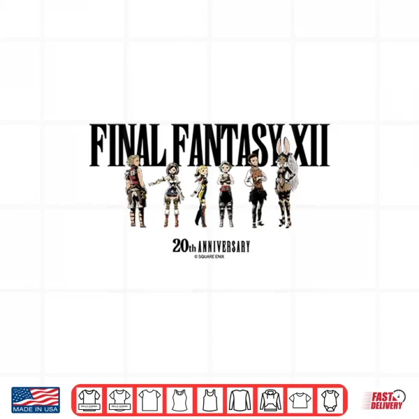 Final Fantasy Annivasary Collection Ffxii Special Art Shirt 4 Design Final Fantasy Annivasary Collection FFXII Special Art Shirt