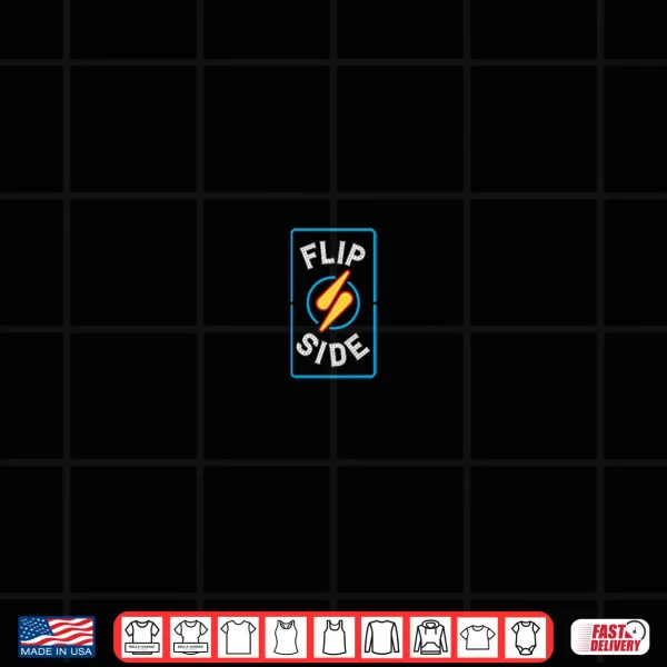 Flip Side Pinball Bar Lateral Logo Premium Tri Blend Shirt 4 Design Flip Side Pinball Bar Lateral Logo Premium Tri Blend Shirt