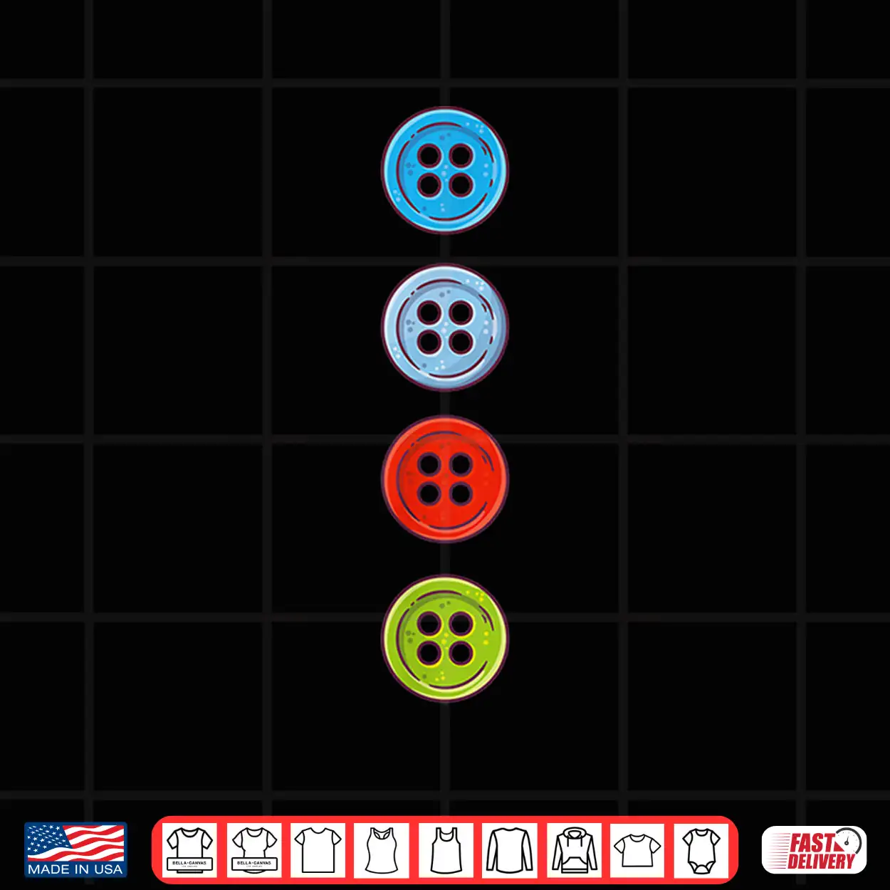 Four Groovy Buttons Blue Cat Funny Halloween Costume Kids Shirt Four Groovy Buttons Blue Cat Funny Halloween Costume Kids Shirt