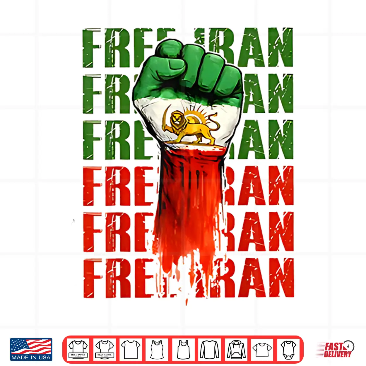 Free Iran Symbol Flag Heartbeat Freedom Love Shirt Free Iran Symbol Flag Heartbeat Freedom Love Shirt