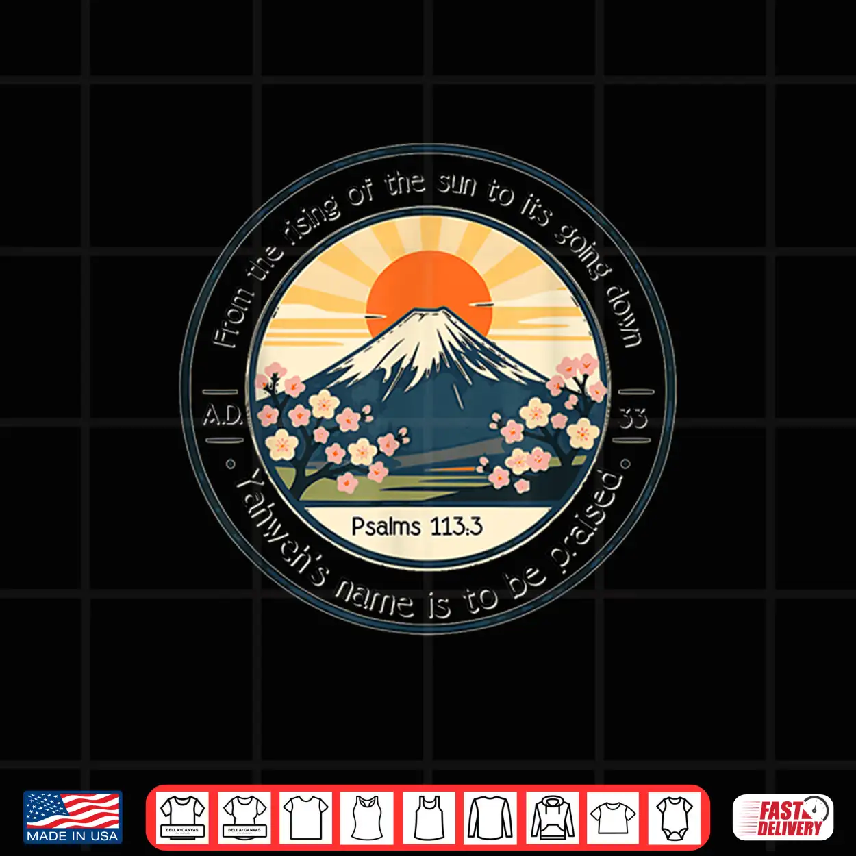 From Sunrise To Sunset Praise His Name Shirt From Sunrise To Sunset Praise His Name Shirt