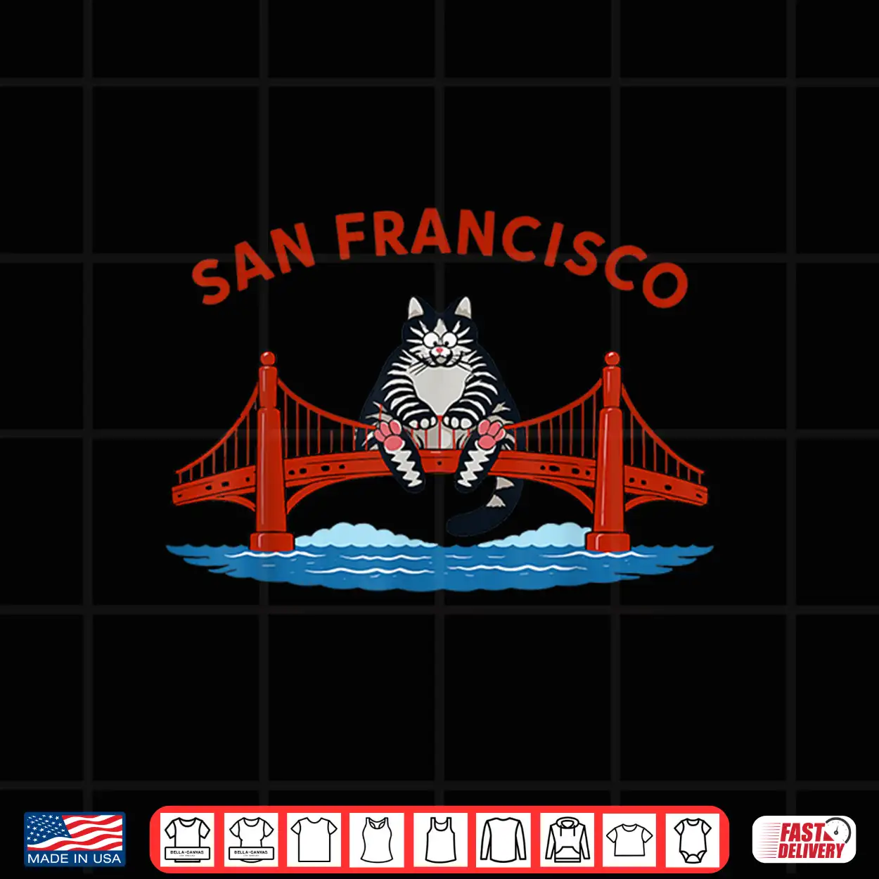 Funny Cat San Francisco Professional Graphic Modern Shirt Funny Cat San Francisco Professional Graphic Modern Shirt