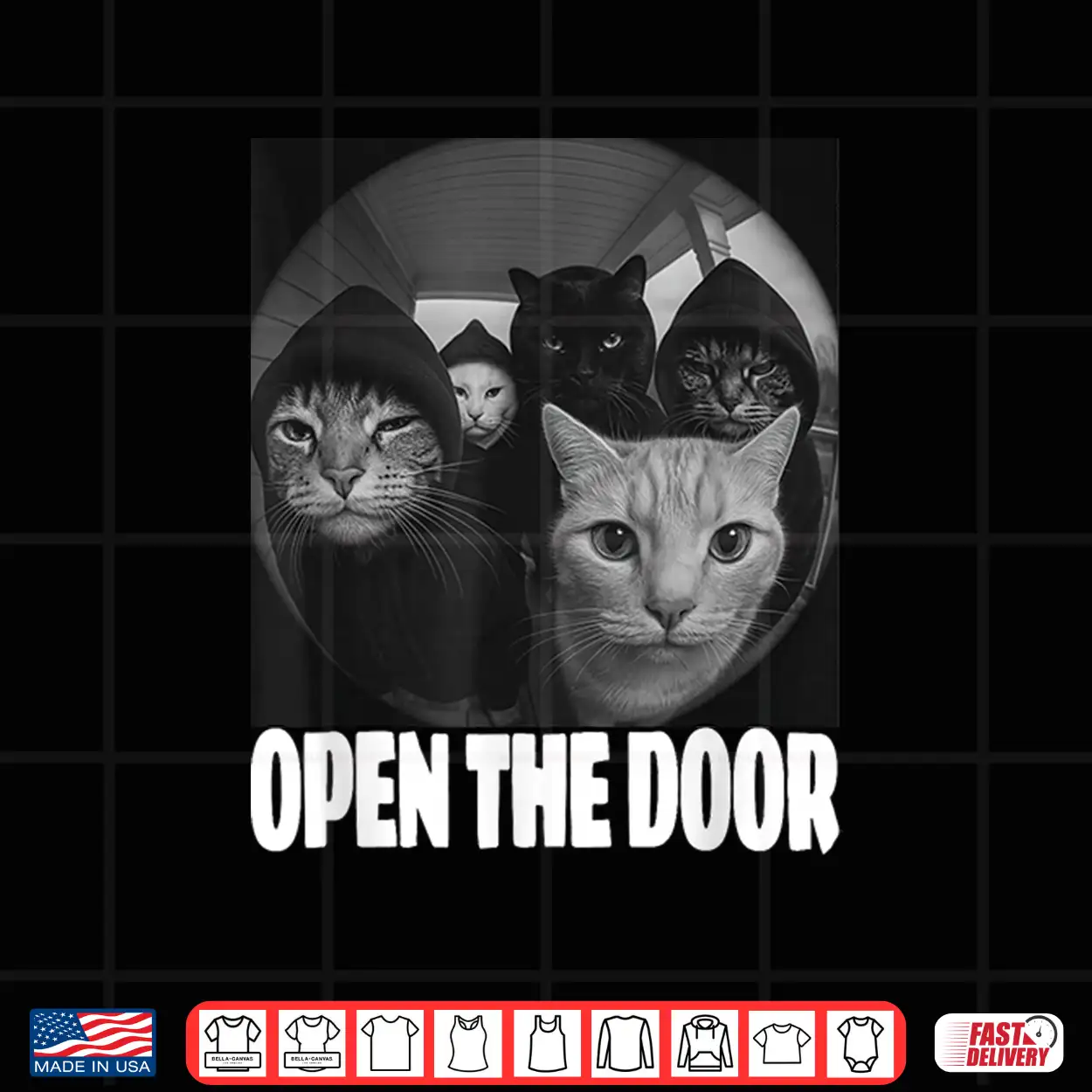 Funny Cats Gang Open The Door Meme Cat Lovers Outfit Shirt Funny Cats Gang Open The Door Meme Cat Lovers Outfit Shirt