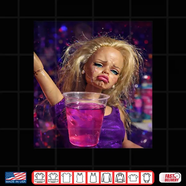 Funny Distressed Doll Face Meme Sarcastic Humor Gift Shirt 4 Design Funny Distressed Doll Face Meme Sarcastic Humor Gift Shirt