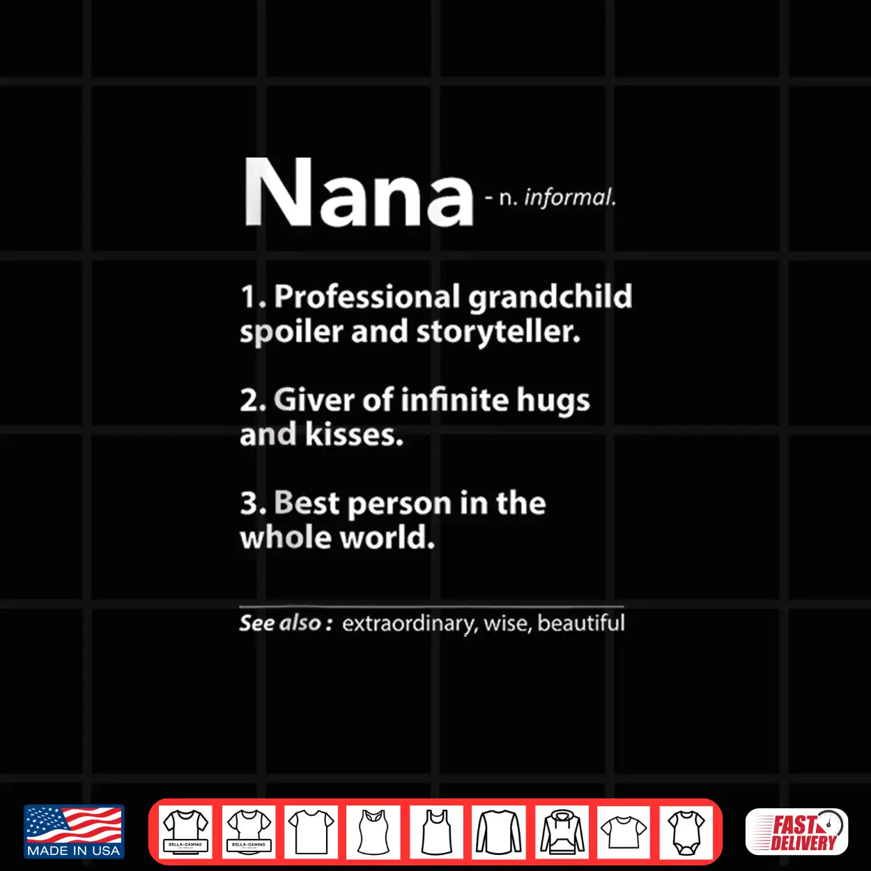 Funny Grandma Definition Grandmother Nana Special Women Shirt Funny Grandma Definition Grandmother Nana Special Women Shirt