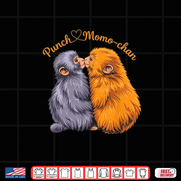 Design Funny Punch The Monkey Girlfriend Momo Chan Meme Shirt