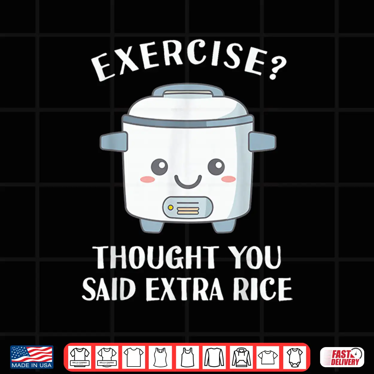 Funny Rice Cooker Exercise Asian Love Chinese Food Far East Shirt Funny Rice Cooker Exercise Asian Love Chinese Food Far East Shirt