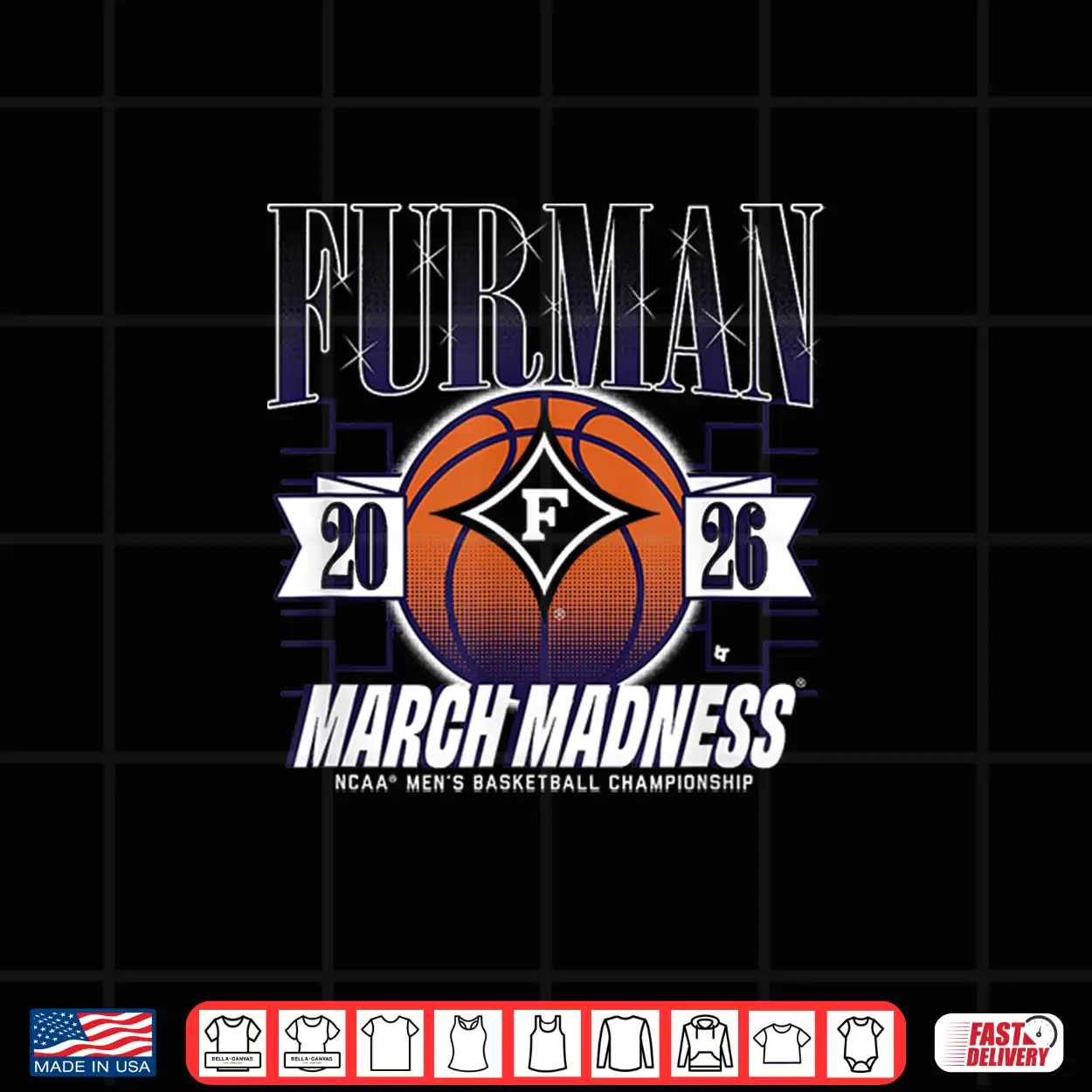 Furman Paladins Mbb 2026 March Madness Shirt Furman Paladins Mbb 2026 March Madness Shirt