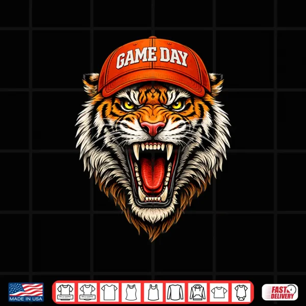 Game Day Tiger Shirt 4 Design Game Day Tiger Shirt