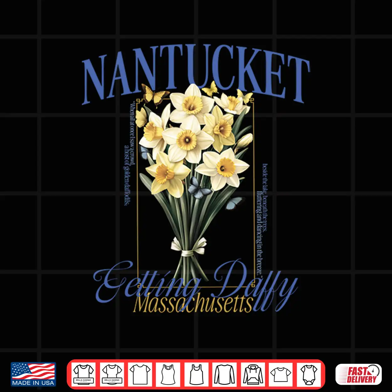 Getting Daffy Nantucket Daffodil Flower Florals Fest Shirt Getting Daffy Nantucket Daffodil Flower Florals Fest Shirt