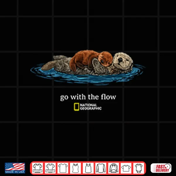 Design Go With The Flow Otter Shirt