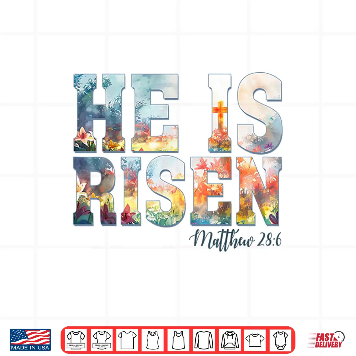 He Is Risen Boho Easter Christian Jesus Shirt He Is Risen Boho Easter Christian Jesus Shirt