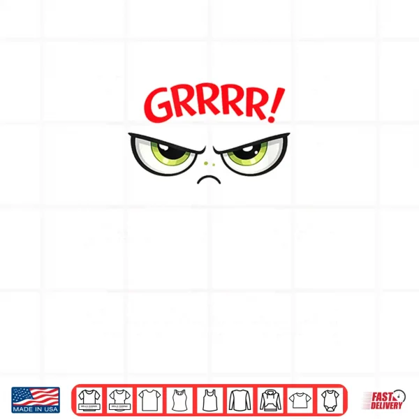 Design Humor The Green Sour Funny Grape Grrrrrrr Shirt Shirt