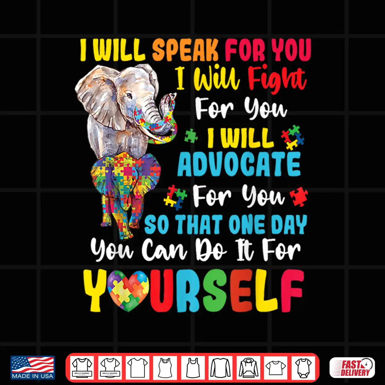 I Will Speak For You Autism Awareness Professional Support Shirt I Will Speak For You Autism Awareness Professional Support Shirt