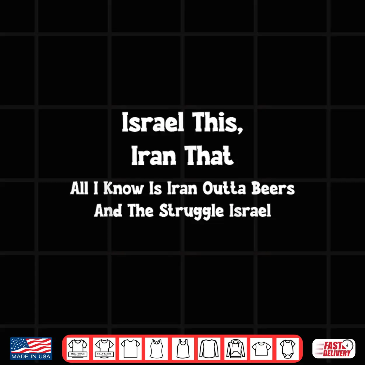 Israel This Iran That Funny Wordplay Humour Sarcastic Joke Shirt Israel This Iran That Funny Wordplay Humour Sarcastic Joke Shirt