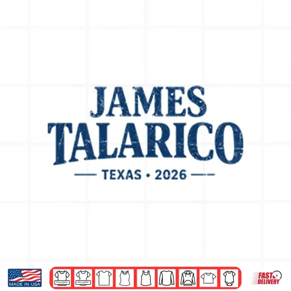 James Talarico 2026 Texas Senate Campaign Shirt 4 Design James Talarico 2026 Texas Senate Campaign Shirt