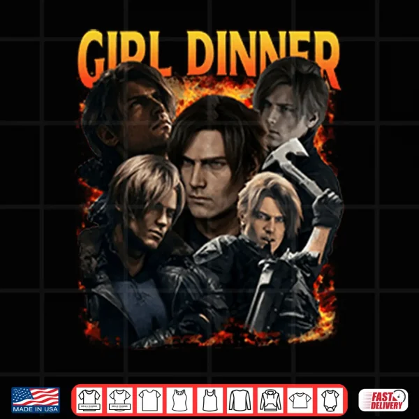 Design Leon Kennedy Girl Dinner Shirt