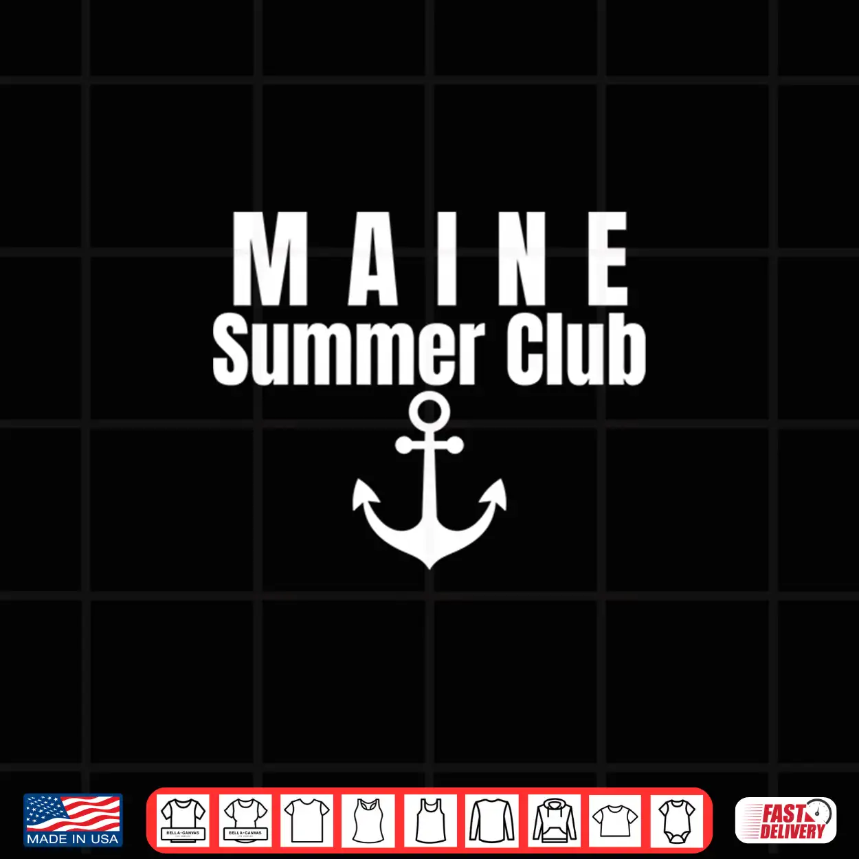 Maine Summer Club Coastal Beach Vacation Travel Towns Shirt Maine Summer Club Coastal Beach Vacation Travel Towns Shirt