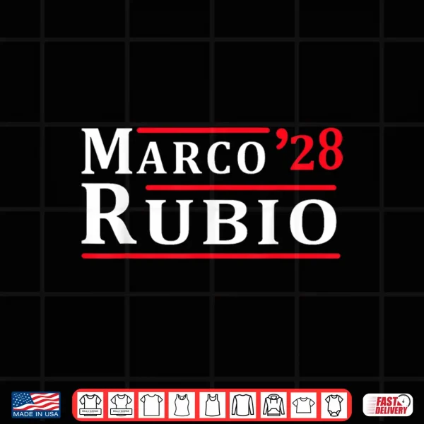 Design Marco Rubio 2028 President 48 US Republican Election Vintage Shirt