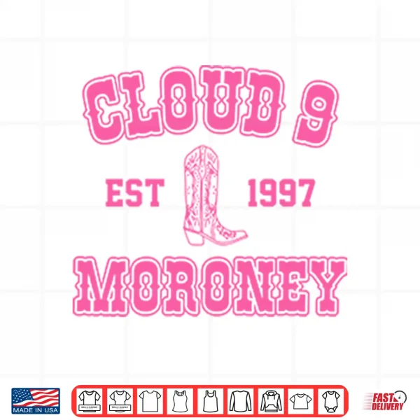 Megan Moroney 2026 Cloud 9 Tour Shirt 4 Design Megan Moroney 2026 Cloud 9 Tour Shirt