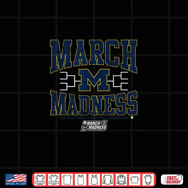 Michigan Wolverines Wbb 2026 March Madness Shirt 4 Design Michigan Wolverines WBB 2026 March Madness Shirt