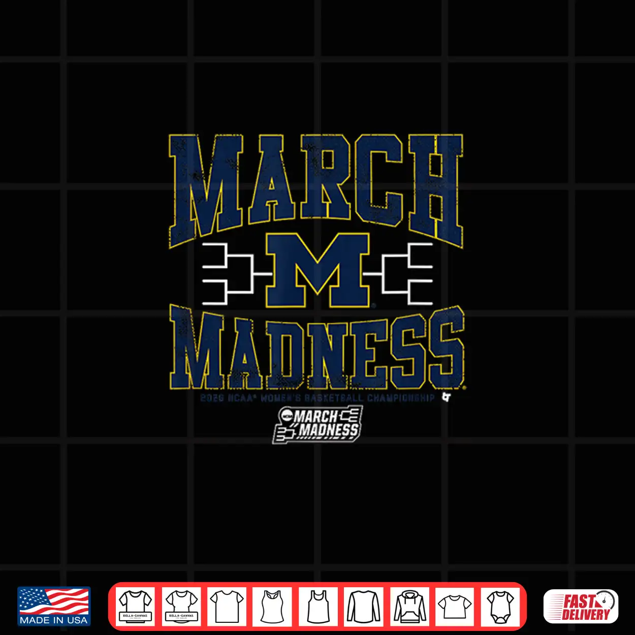 Michigan Wolverines Wbb 2026 March Madness Shirt Michigan Wolverines Wbb 2026 March Madness Shirt